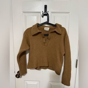 Wilfred Polo Sweater in Brown
